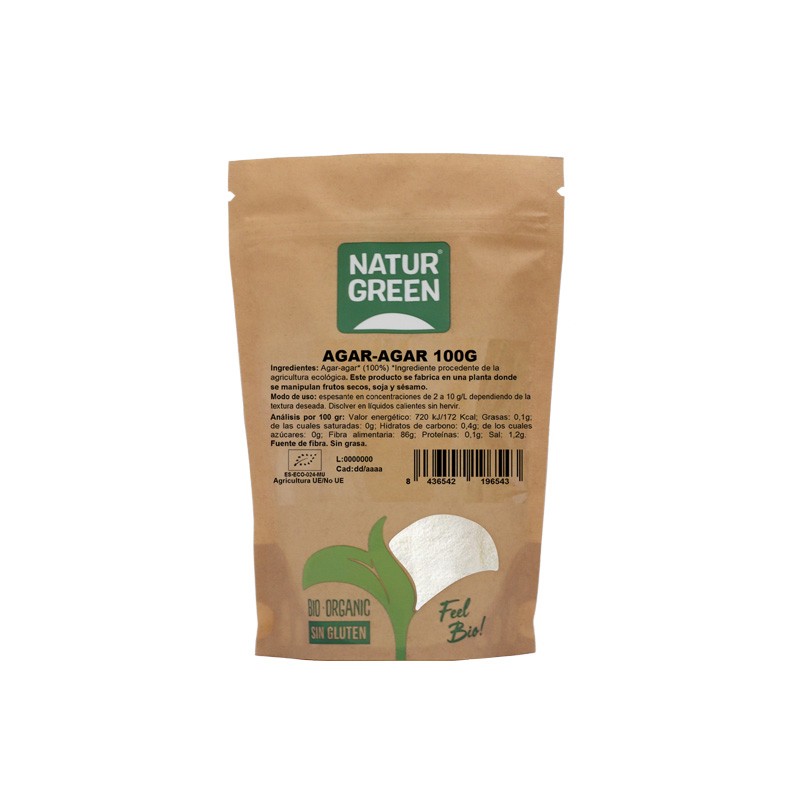 Naturgreen Agar-Agar Bio 100g NaturGreen