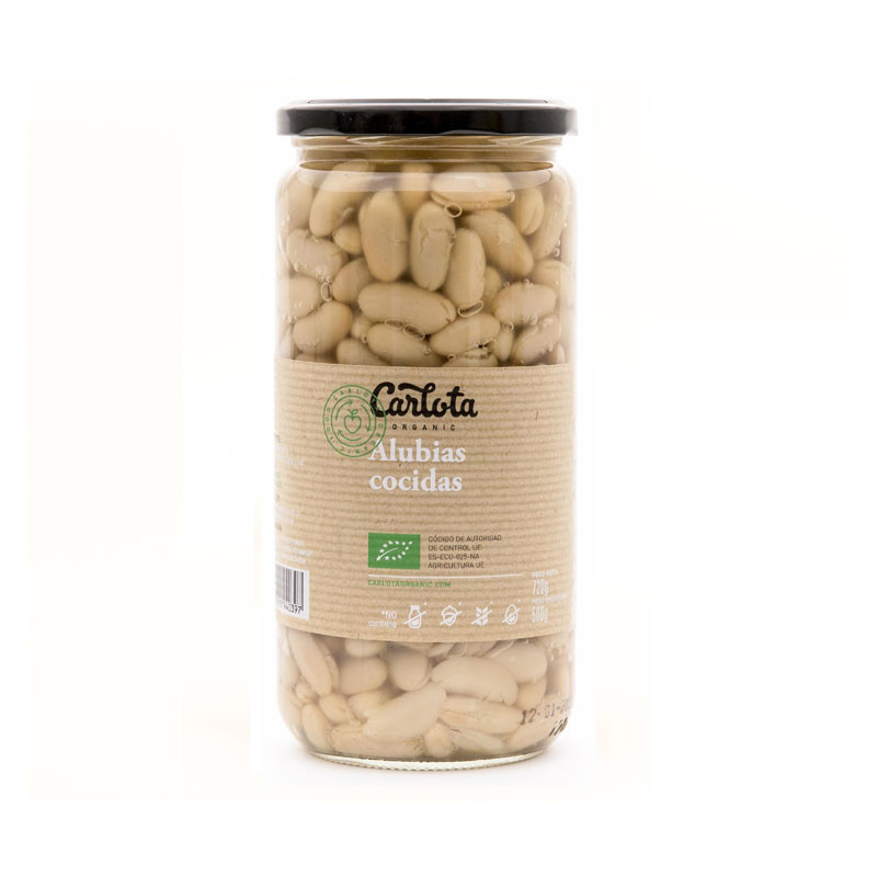 Carlota Organic Alubias cocidas Bio 720g Carlota Organic
