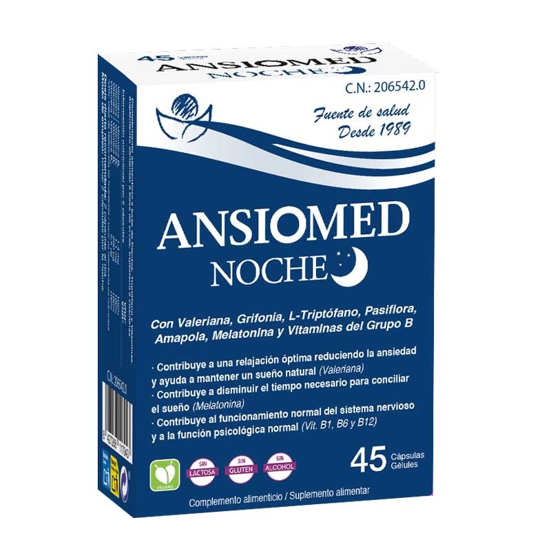 Bioserum Ansiomed Noche 45 capsulas Bioserum