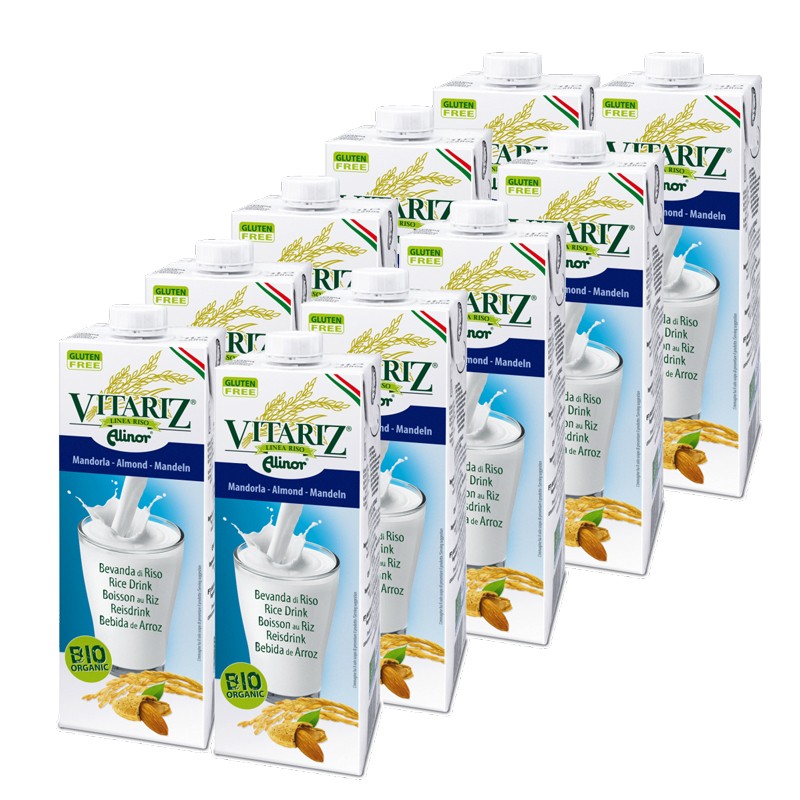 Vitariz Bebida de arroz con almendras Bio 10x1L Vitariz