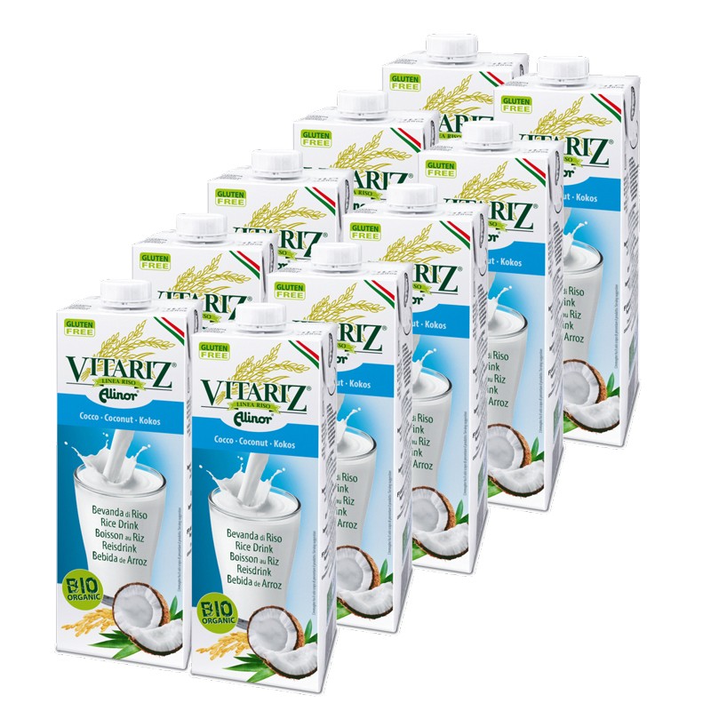 Vitariz Bebida de arroz con coco Bio 10x1L Vitariz