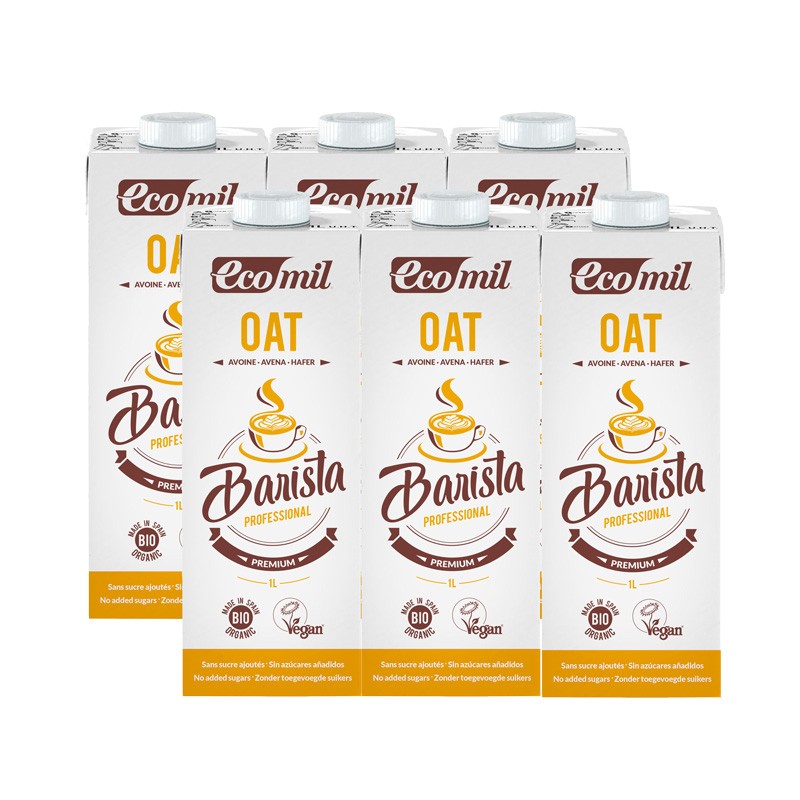 Ecomil Bebida de avena Barista Oat Bio 6x1L Ecomil
