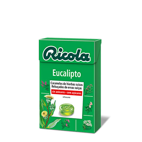 Ricola Caramelos de eucalipto sin azucar 50g Ricola