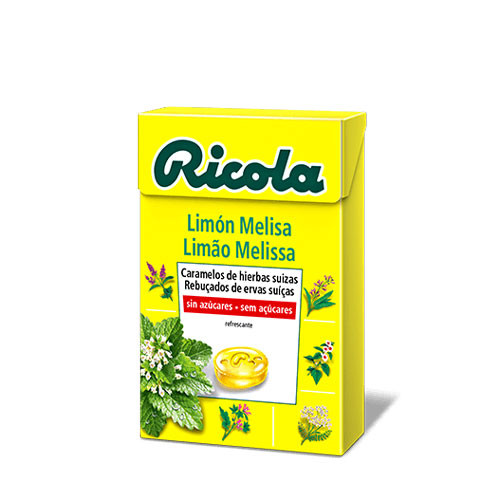 Ricola Caramelos de limon melisa sin azucar 50 g Ricola