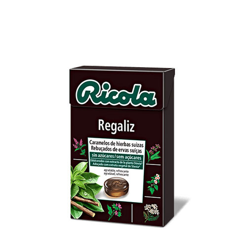 Ricola Caramelos de regaliz sin azucar 50 g Ricola