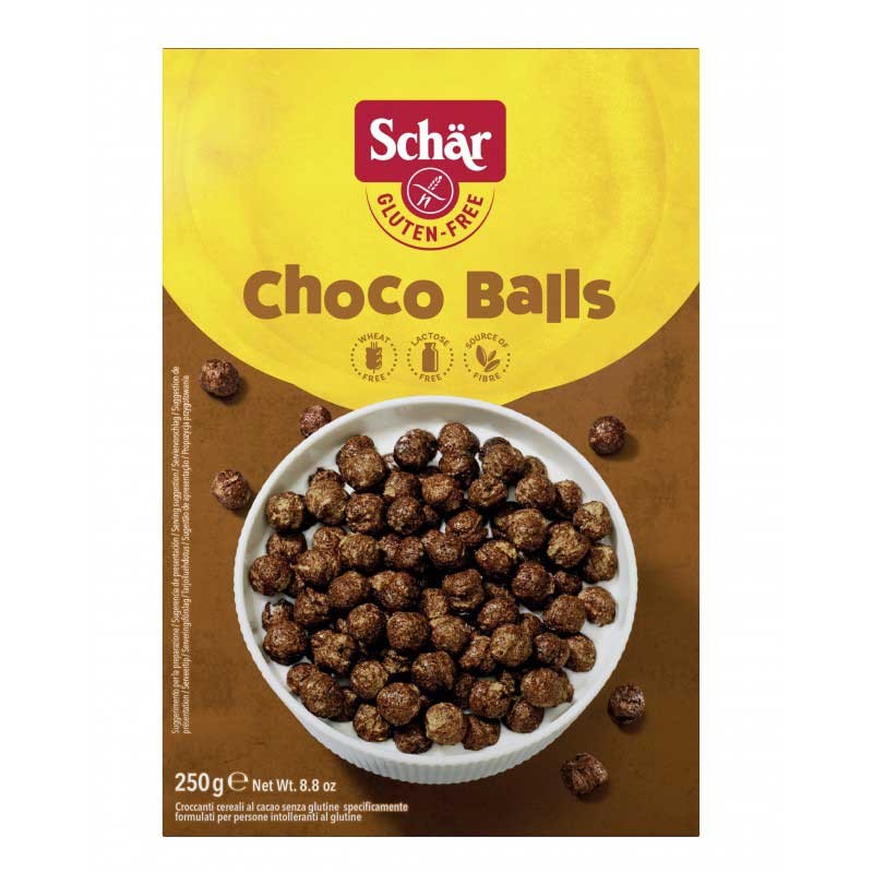 Schar Cereales crujientes bolitas de chocolate milly magic 250g Schar