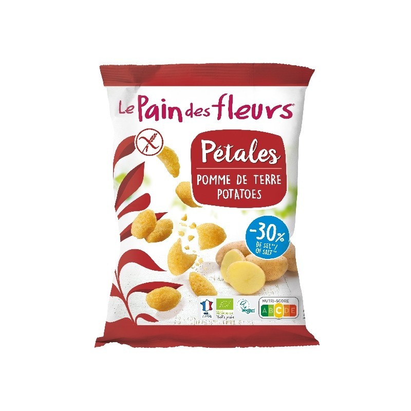 LE PAIN DES FLEURS Chips de petalos de patata Bio 75g Le Pain des Fleurs