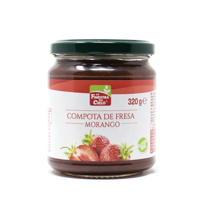 La finestra Compota de fresas bio 320g La Finestra