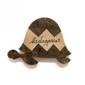 miniatura imán de madera tortuga Agua de coco