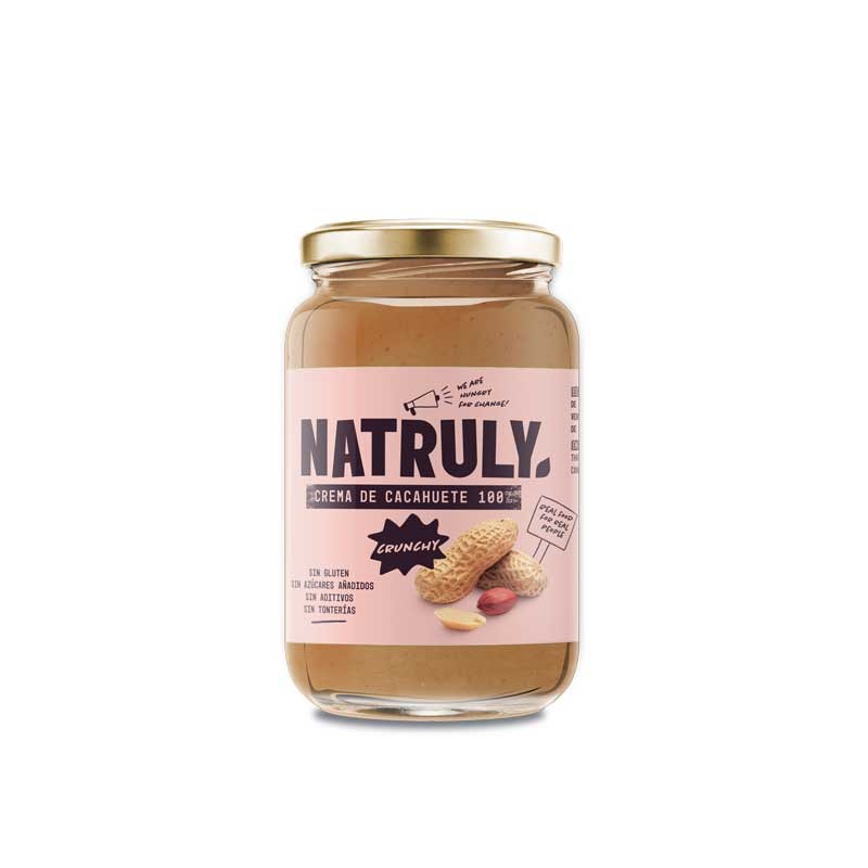 Natruly Crema de cacahuete Crunchy 500g Natruly