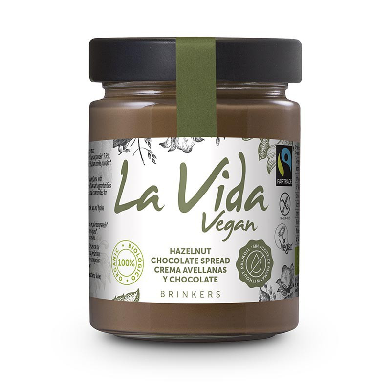 La Vida Vegan Crema de Chocolate con avellanas Bio 270g La Vida Vegan