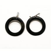 miniatura pendientes redondos Agua de coco