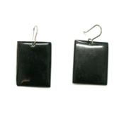 miniatura artesanía de Madagascar - pendientes de la fundación Agua de coco