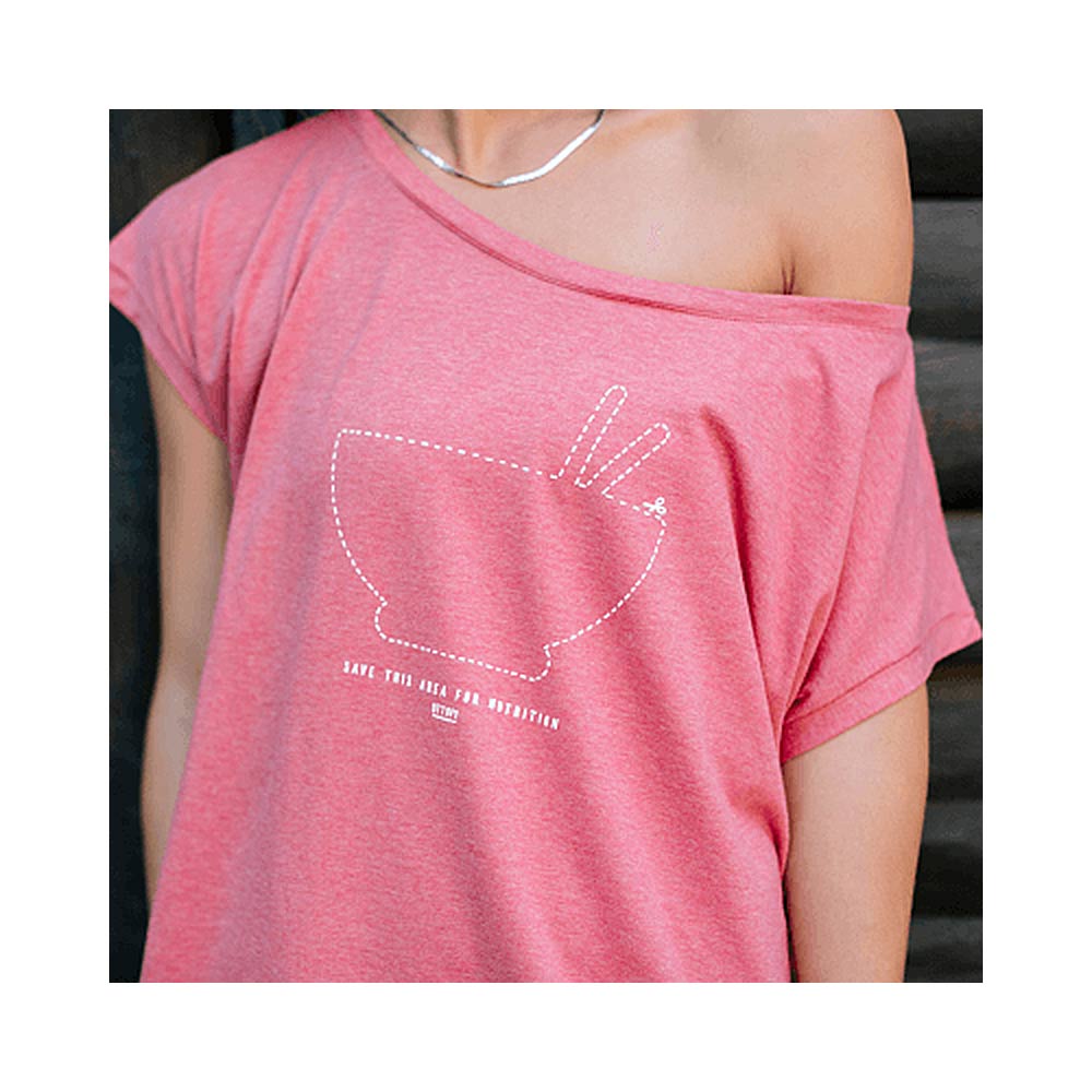 camiseta Nutrición solidaria Uttopy oversize