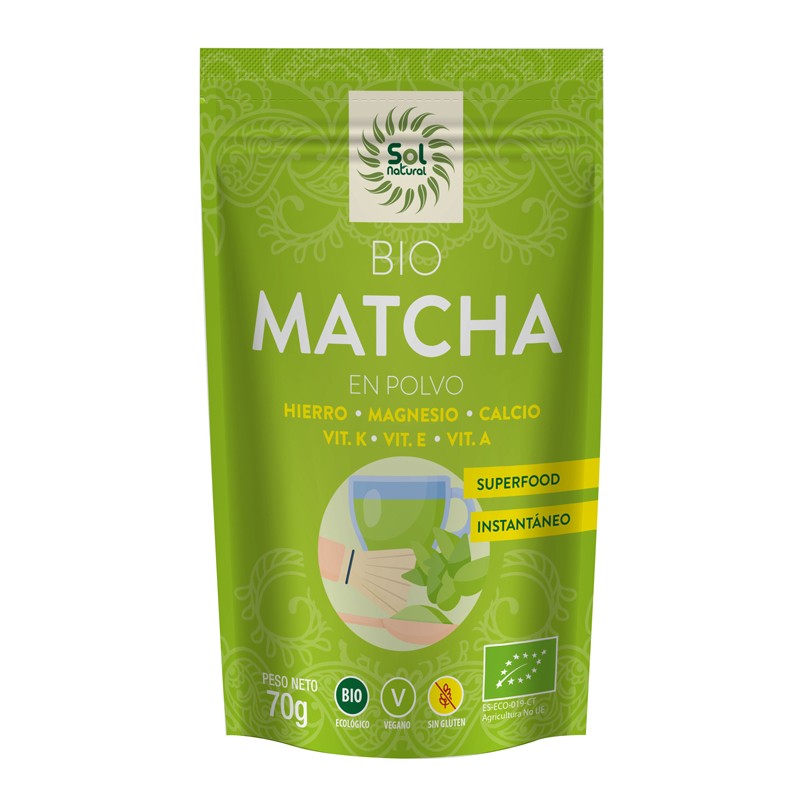 Sol Natural Matcha en polvo Bio 70g Sol Natural