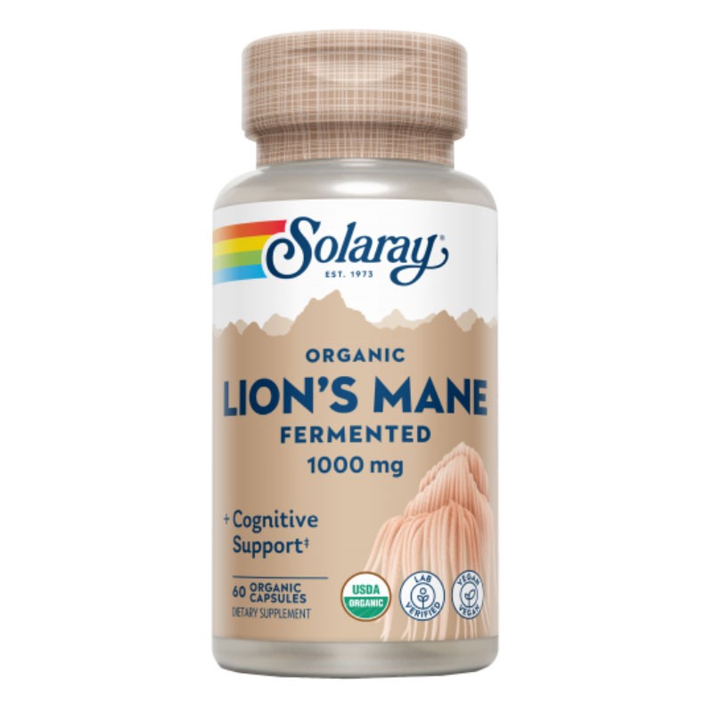 Solaray Melena de León (Lion's Mane) 500 mg 60vcaps Solaray