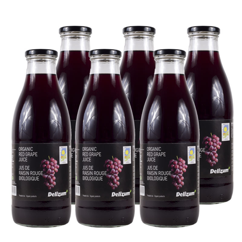 Delizum Mosto de Uva Roja bio 6x750ml Delizum