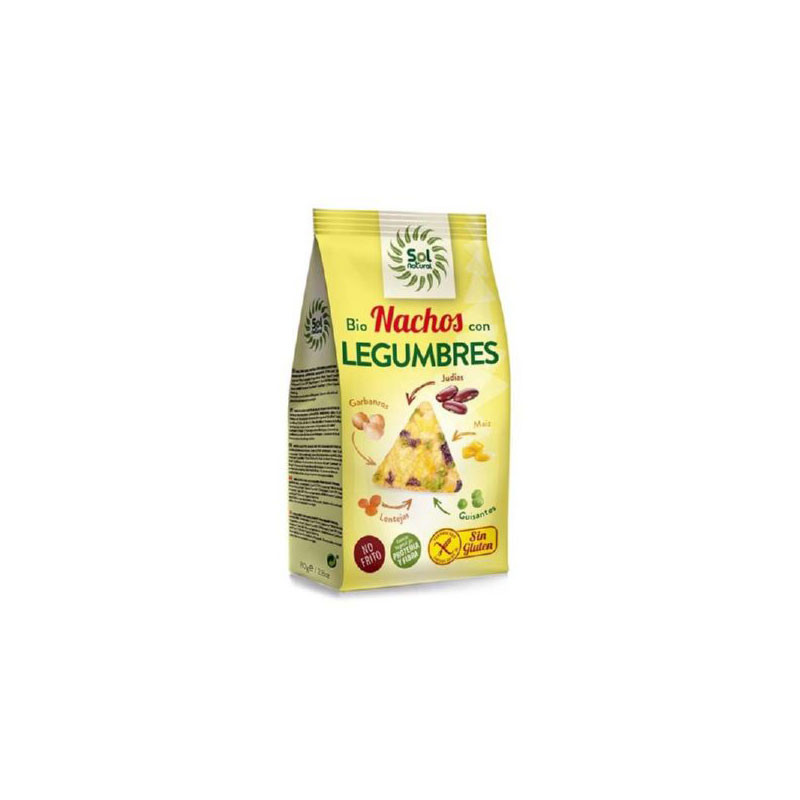 Sol Natural Nachos con legumbres bio 80g Sol natural