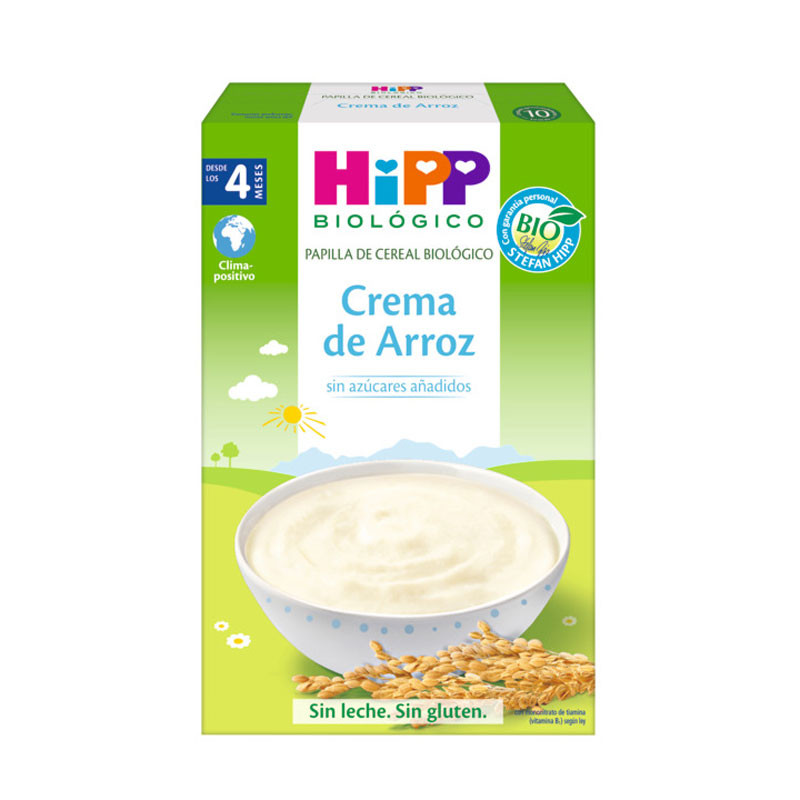 Hipp Papilla crema de arroz sin gluten Bio 200 g Hipp