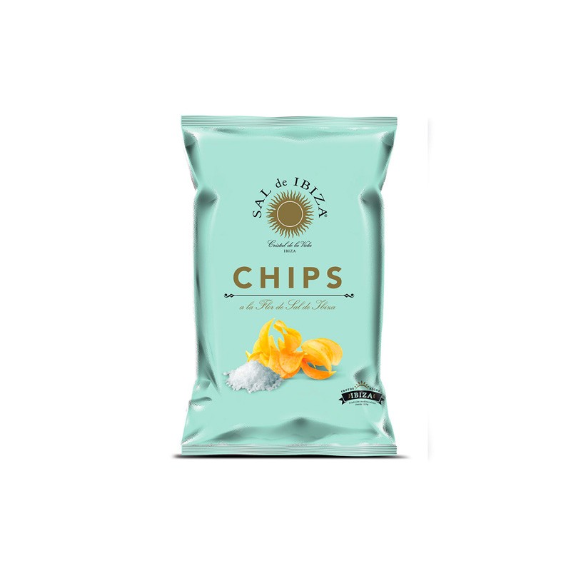 SAL DE IBIZA Patatas fritas saladas 45g Sal de Ibiza