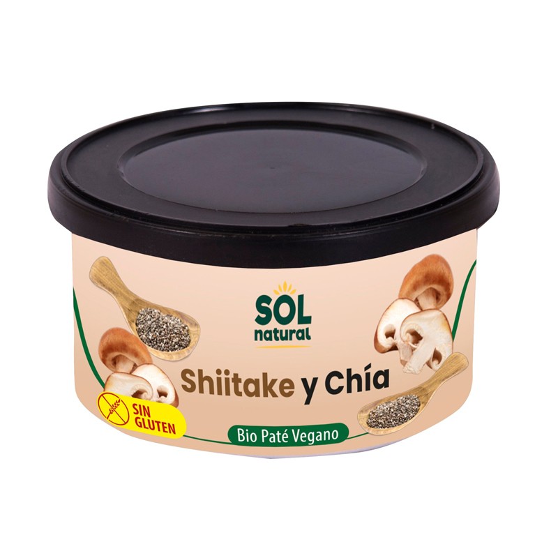 Sol Natural Pate vegano shiitake chia bio 125g Sol Natural