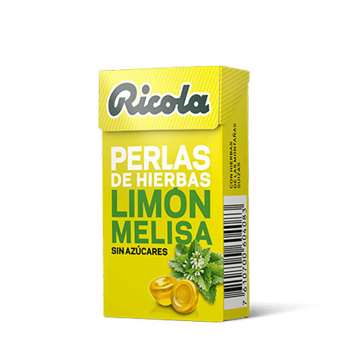 Ricola Perlas de hierbas limon sin azucar 25 g Ricola