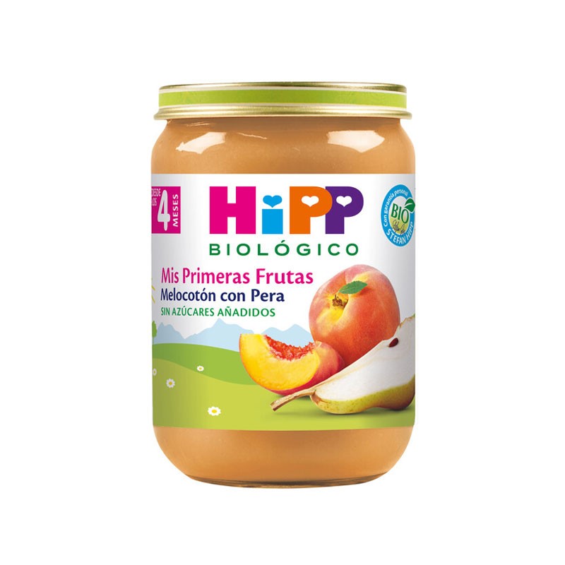 Hipp Potito de Melocoton y Pera +4M Bio 190g Hipp