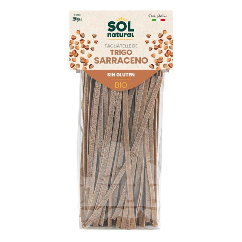 Sol Natural Tagliatelle de trigo sarraceno s/g Bio 250g Sol Natural