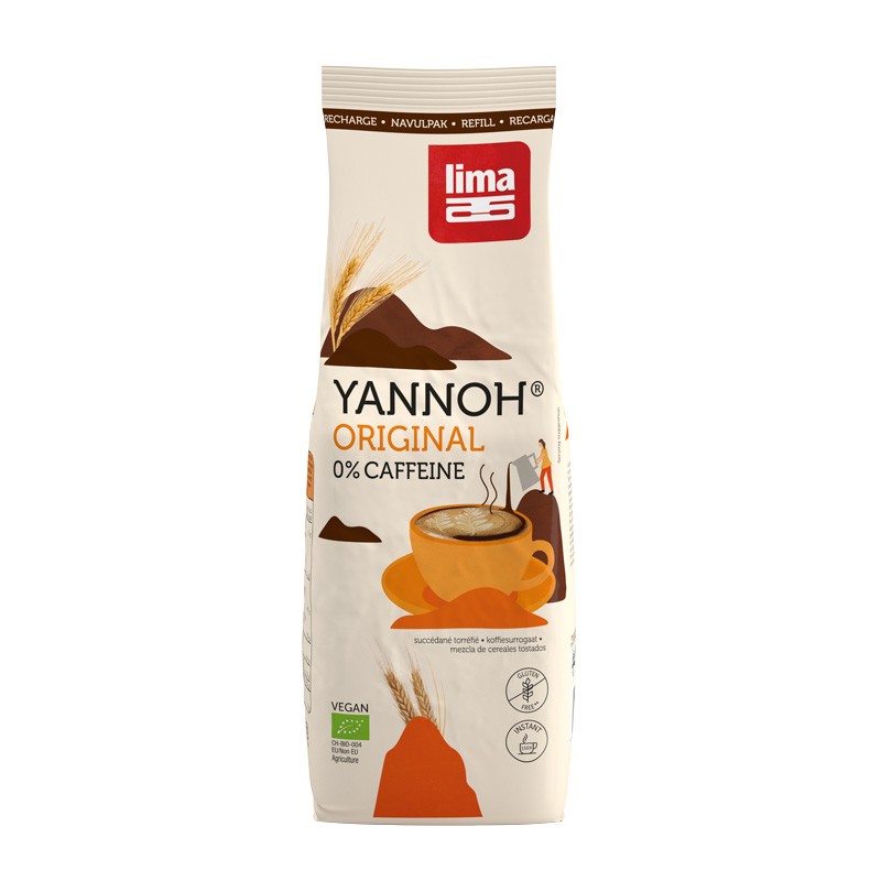 Lima Yannoh instantaneo cafe de cereales bio bolsa 250g Lima