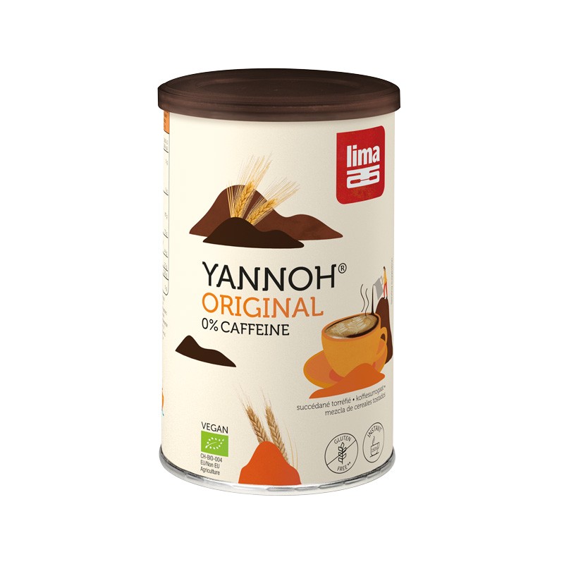 Lima Yannoh instantaneo cafe de cereales bio lata 250g Lima
