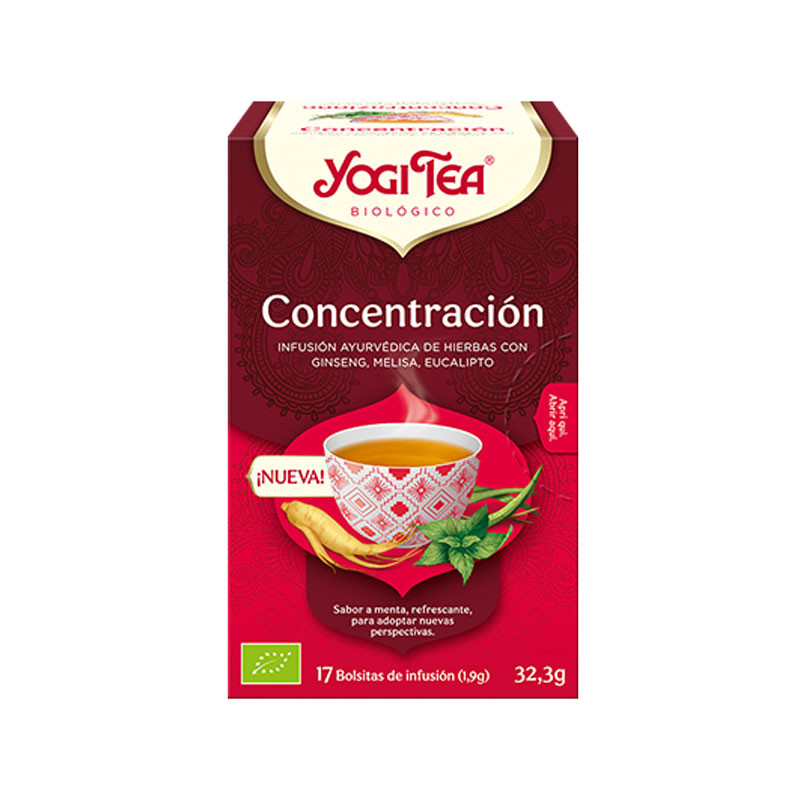 YOGI Yogi Tea Concentracion Bio 17 filtros BIO