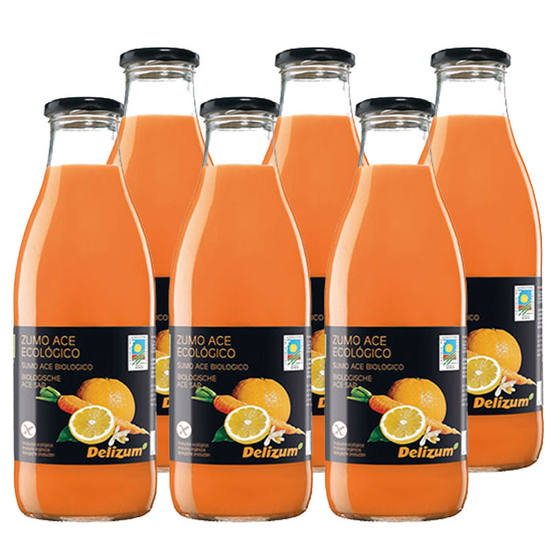 Delizum Zumo ACE bio (zanah, naran & limon) 6x750ml Delizum