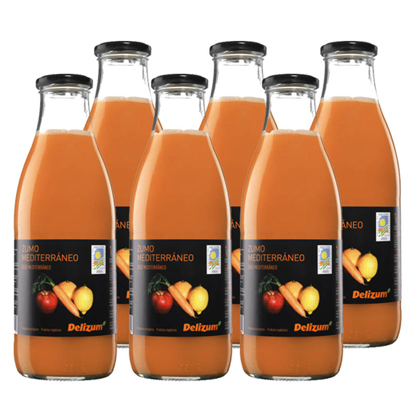 Delizum Zumo de Mediterraneo bio 6x750ml Delizum