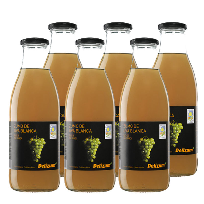 Delizum Zumo de Uva Blanca bio 6x750ml Delizum