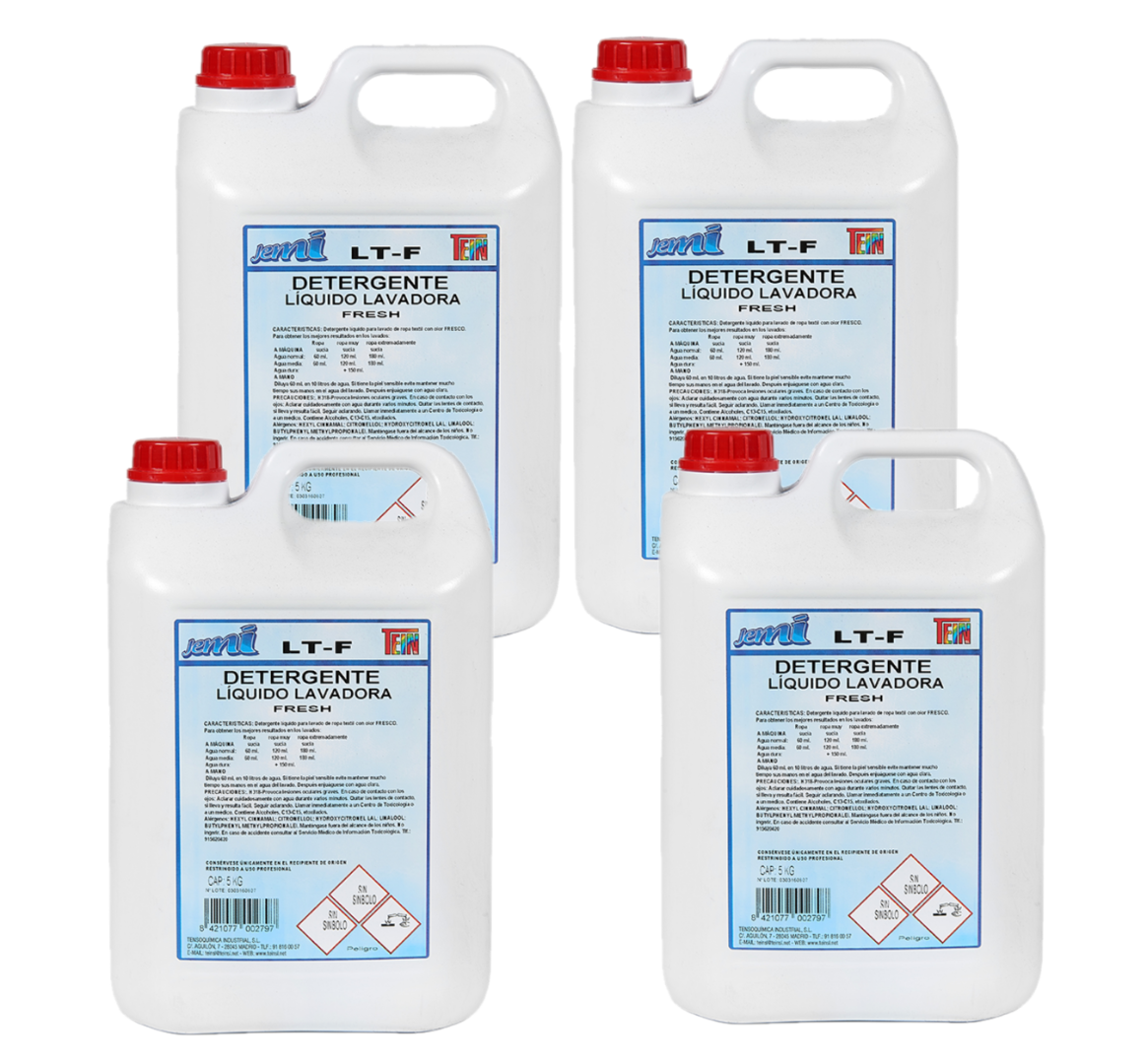 Pack 20 litros Detergente Líquido Fresh