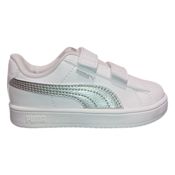 miniatura Imagen ZAPATILLAS PUMA RICKIE CLASSIC V BLANCAS GRIS PLATEADO 394254-16 CASUAL NIÑO NIÑA