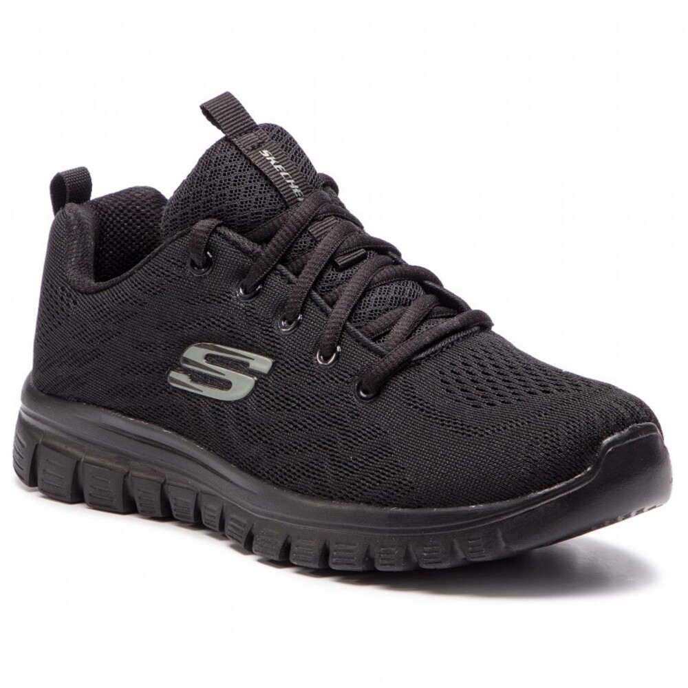 Imagen ZAPATILLAS SKECHERS GET CONNECTED NEGRO NEGRO 12615-BBK CASUAL MUJER