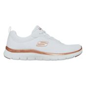 miniatura Imagen ZAPATILLAS SKECHERS GET CONNECTED BLACAS ROSA DORADO 12615-WTRG CASUAL MUJER