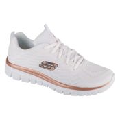 miniatura Imagen ZAPATILLAS SKECHERS GET CONNECTED BLACAS ROSA DORADO 12615-WTRG CASUAL MUJER