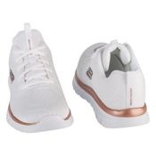 miniatura Imagen ZAPATILLAS SKECHERS GET CONNECTED BLACAS ROSA DORADO 12615-WTRG CASUAL MUJER