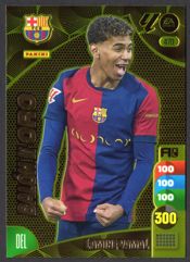 miniatura Balón de Oro Lamine Yamal 470 FC Barcelona cromo Adrenalyn XL 2024 2025 La liga 24/25