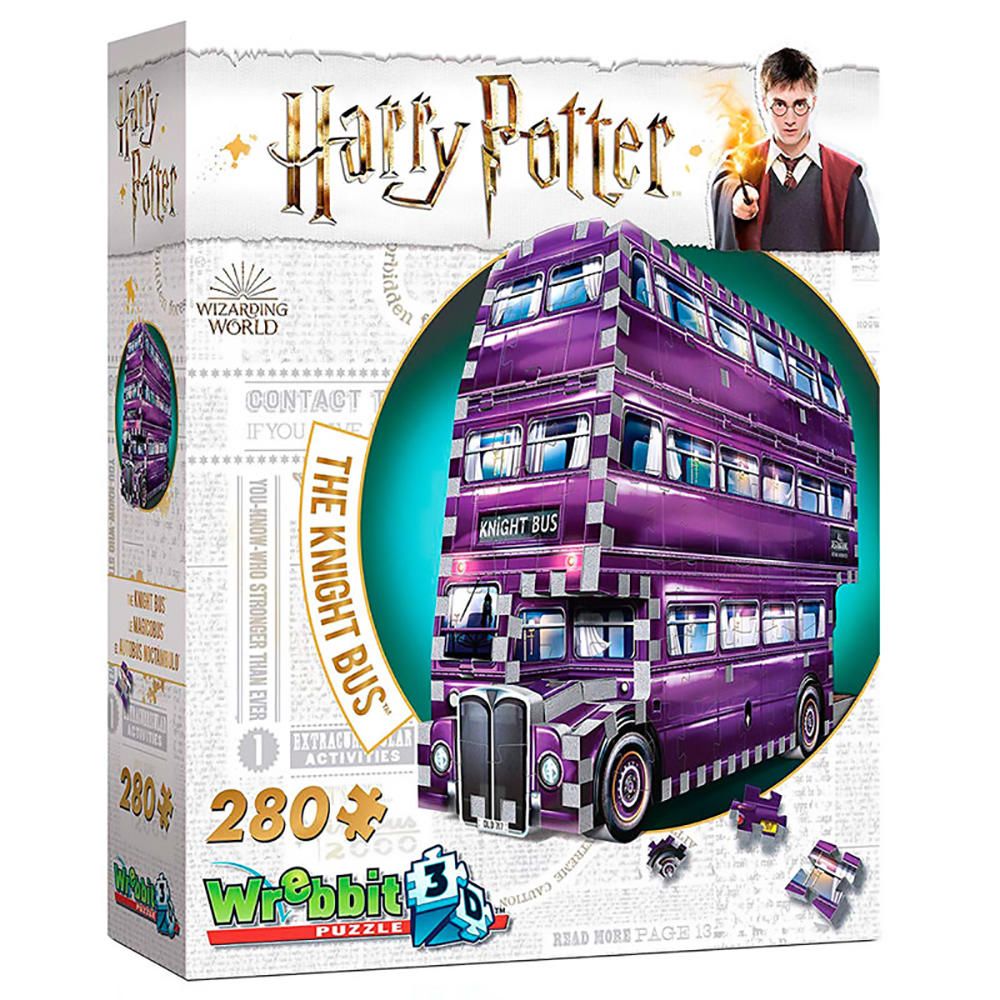 Puzle 3D Harry Potter Autobús Noctámbulo 280pz