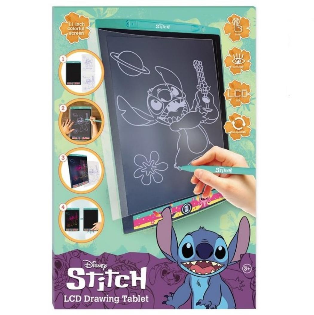 Tablet Dibujo o Escritura LCD Stitch 11 Pulgadas con Plantillas