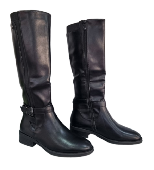 Botas altas elástico hebilla 1