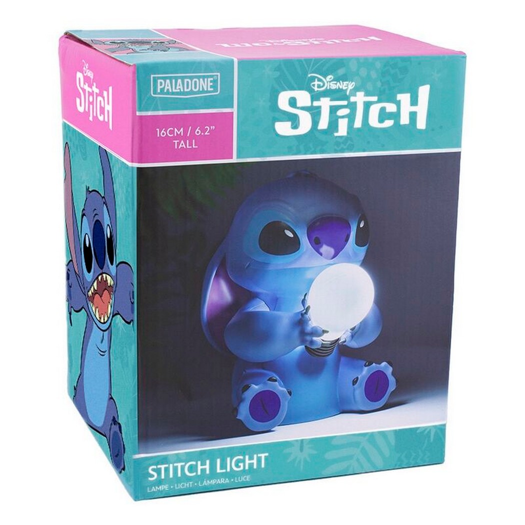 Lámpara Disney Stitch con Bombilla Funciona con Pilas