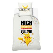 miniatura Funda Nórdica Aymax Reversible Pokemons Voltaje Para Cama de 90 o 105cm ancho Algodón 100%