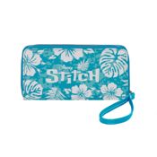 miniatura Cartera Billetero Disney Stitch Celeste Maui 19x10x2 cm
