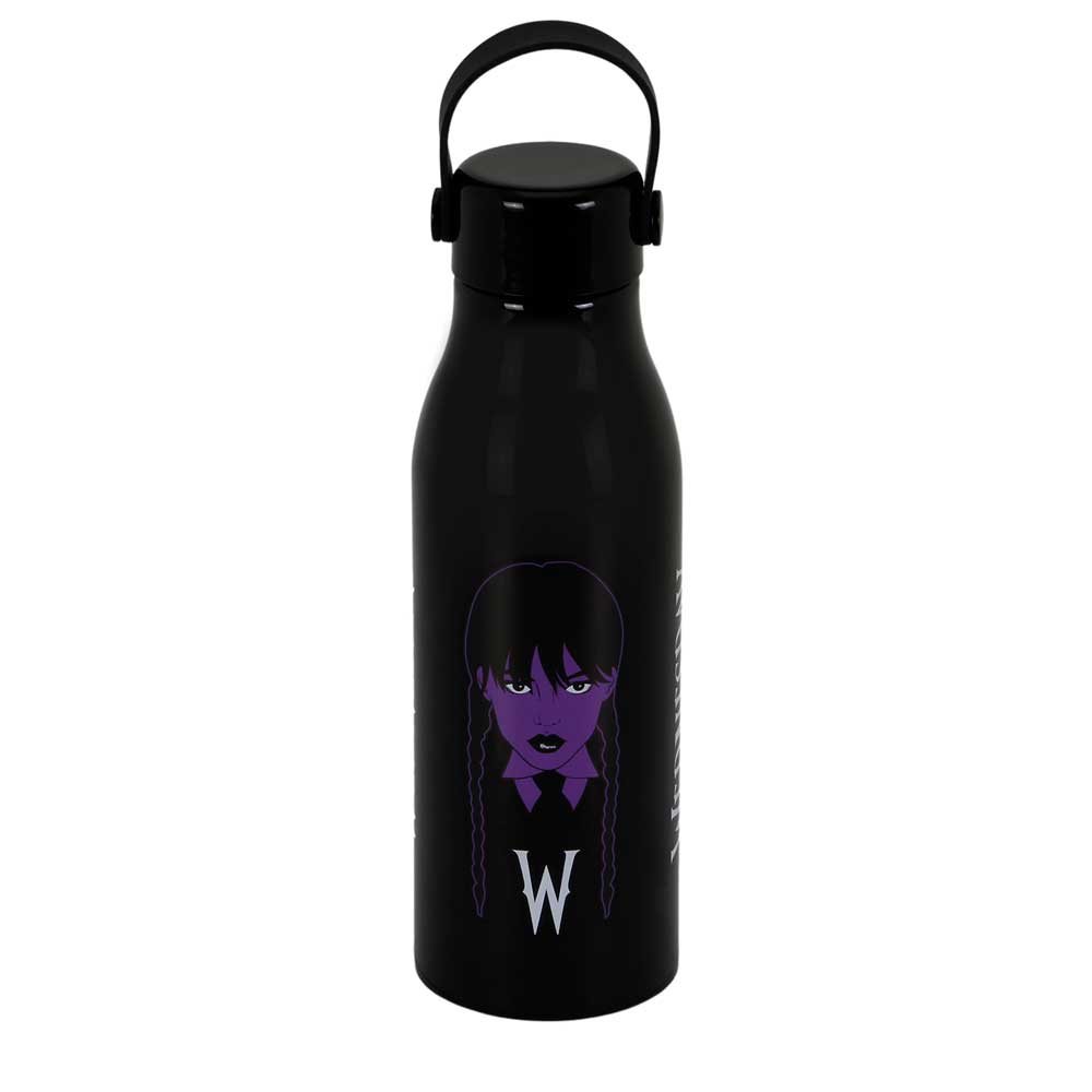 Botella Acero Inoxidable Wednesday Miércoles Coletas 500 ml