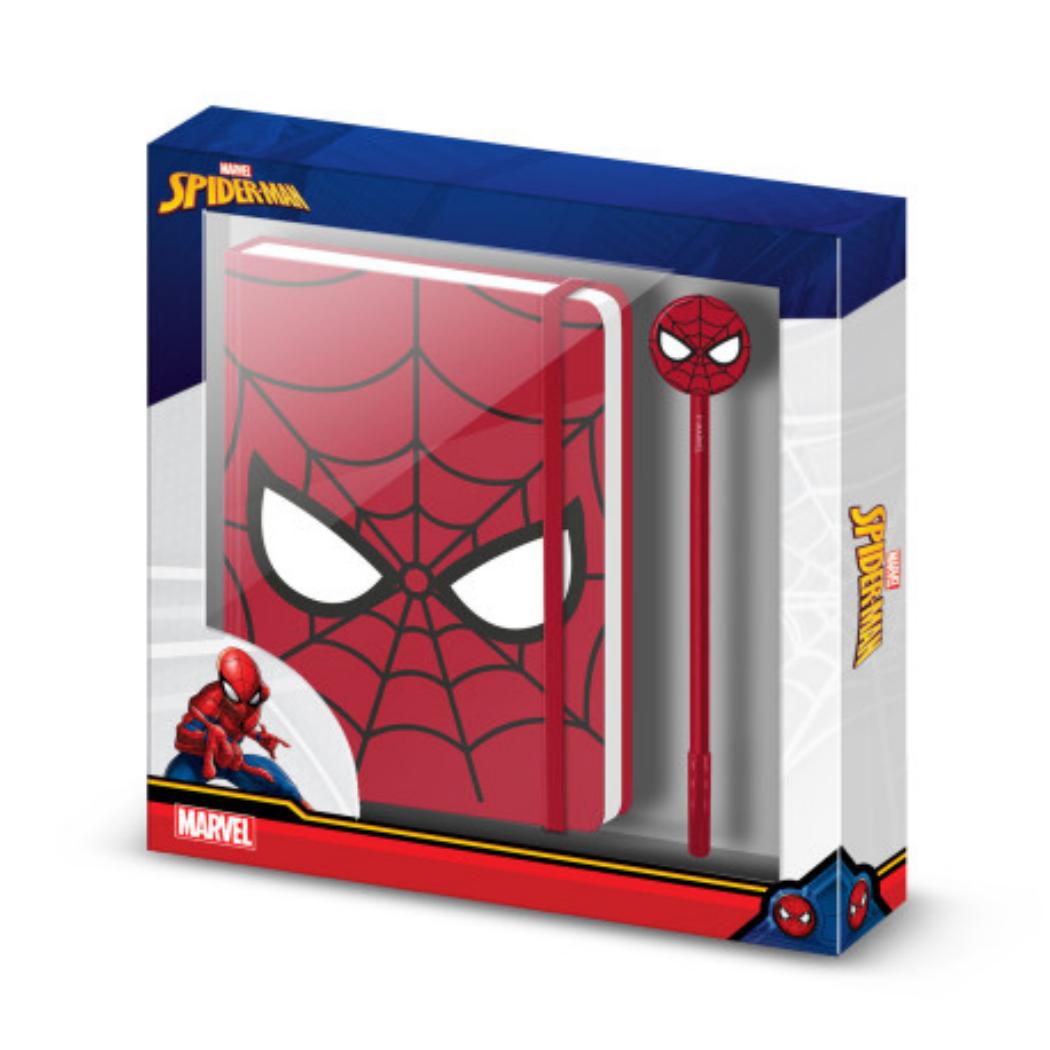 Pack Regalo Diario más Bolígrafo Marvel Spiderman