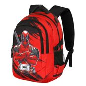 miniatura Mochila Running Plus  Marvel deadpool con Puerto USB